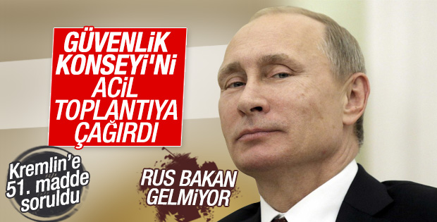 Rusya'dan BM Güvenlik Konseyi'ne acil toplantı çağrısı