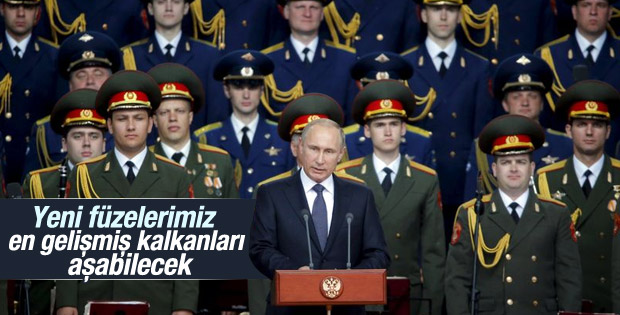 Rusya Devlet Başkanı Putin'den nükleer füze açıklaması