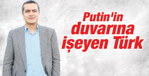 Türk iş adamı Putin'in duvarına işeyince gözaltına alındı