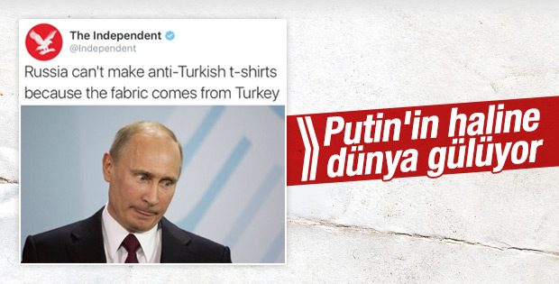 Rusya'da Türkiye karşıtı tişört imalatı durdu