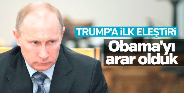 Putin: ABD'ye güvenimiz azaldı