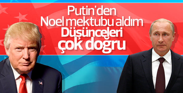 Putin'den Trump'a yeni yıl mektubu