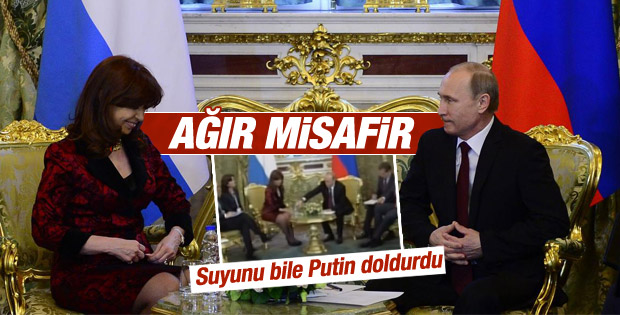 Putin Cristina Fernandez ile buluştu