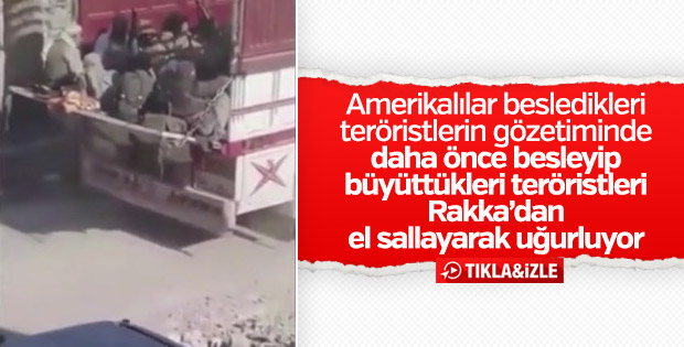 DEAŞ'lı teröristlerin ABD ve PYD korumasında tahliyesi