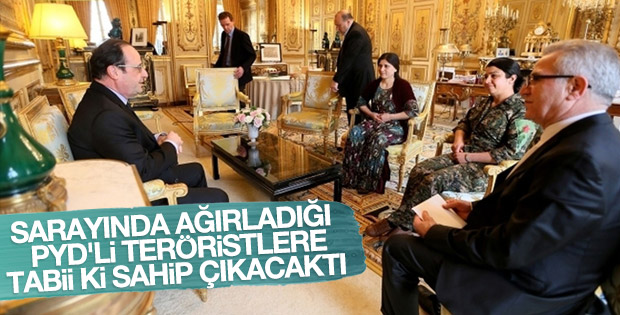 Hollande Türkiye'nin PYD'yi bombalamasından rahatsız