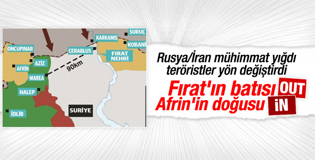 PYD Fırat'ın batısını değil Afrin'in doğusunu deneyecek