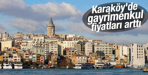 Karaköy'de emlak fiyatları yüzde 50 arttı