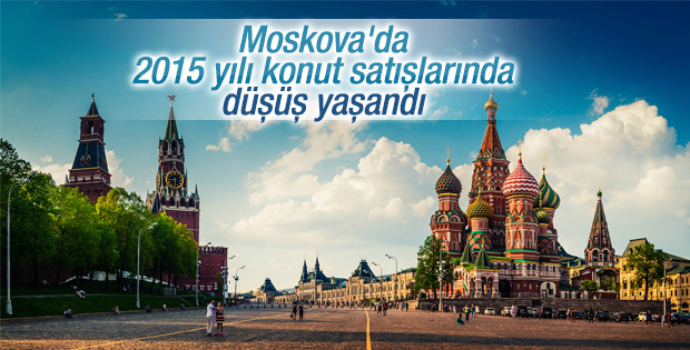 Moskova'da 2015 yılı konut satışlarında düşüş yaşandı