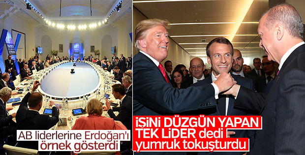 Trump NATO'ya Başkan Erdoğan'ı örnek gösterdi