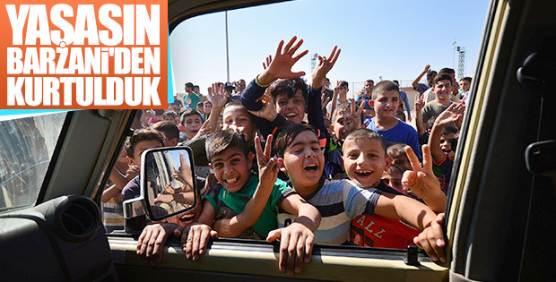 Kerküklülerin Irak Ordusu sevinci