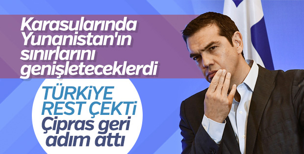 Yunanistan karasularını genişletmekten vazgeçti