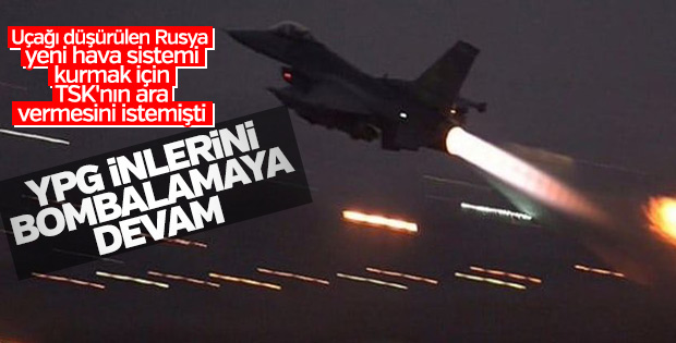 TSK yeniden hava harekatına başladı