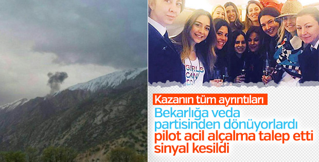 İran'da düşen jet uçağında teknik arıza şüphesi