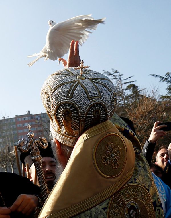 Ortodoksların haç çıkartma töreni düzenlendi
