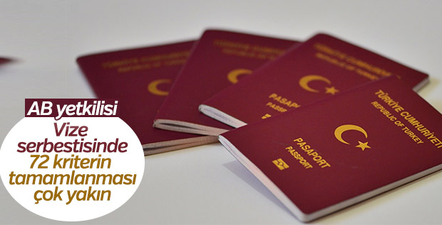 AB: Türk vatandaşlarına vize muafiyeti çok yakın