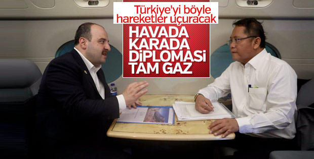 Bakan Varank'ın yoğun diplomasi trafiği