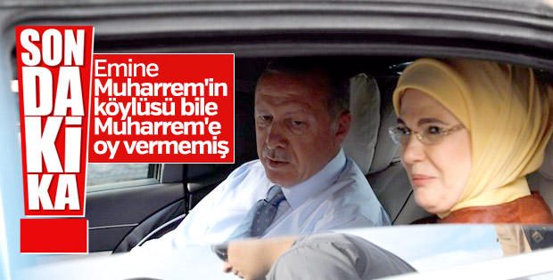 Muharrem İnce'nin köyünde Erdoğan kazandı