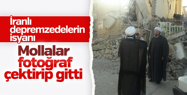İran'da depremzedelerin büyük tepkisi