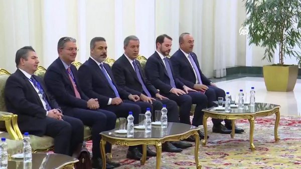 Başkan Erdoğan Tahran zirvesi öncesi Ruhani ile bir arada