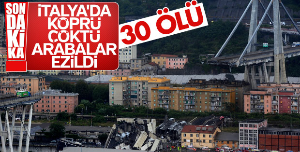 İtalya'da köprü çöktü