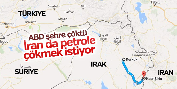 İran Kerkük'e 'Kasrı Şirin' petrol hattı döşeyecek