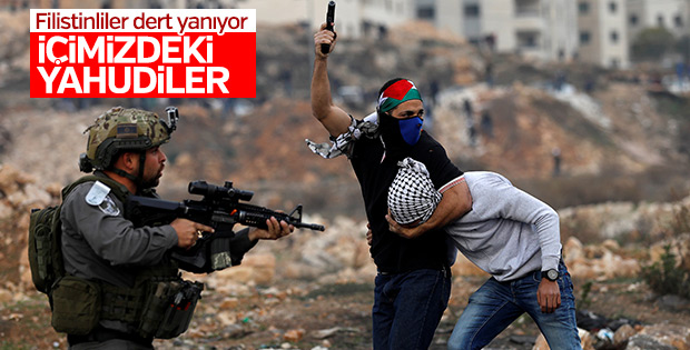 Ramallah'ta dikkat çeken kare