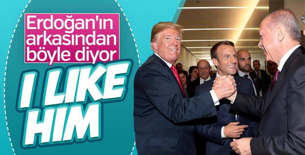 Trump'tan Erdoğan'a: Onu severim