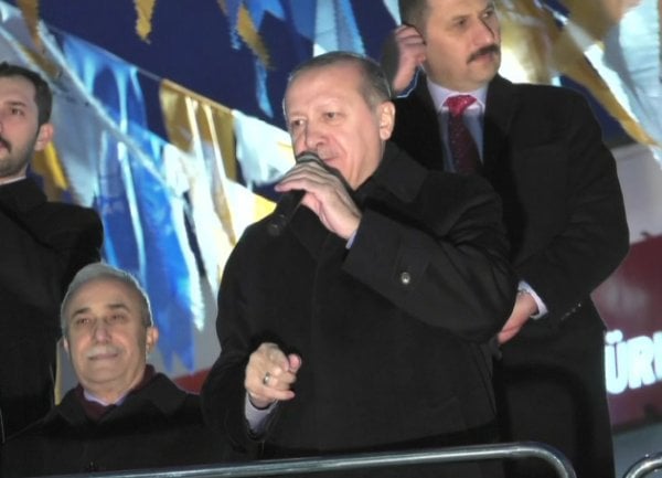 Cumhurbaşkanı Erdoğan'a Şırnak'ta coşkulu karşılama
