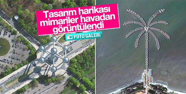 Havadan görüntülenen tasarım harikası mimariler