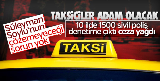 Emniyetten 10 ilde taksi denetimi