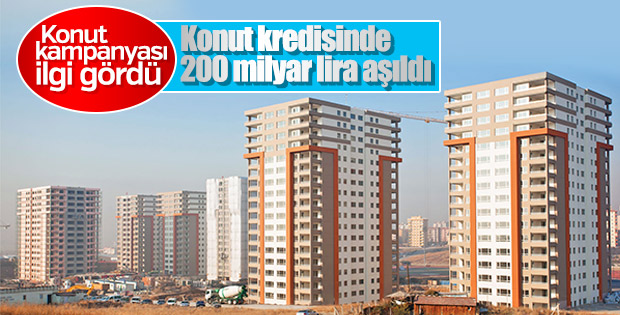 Konut kredisinde tarihi rekor kırıldı