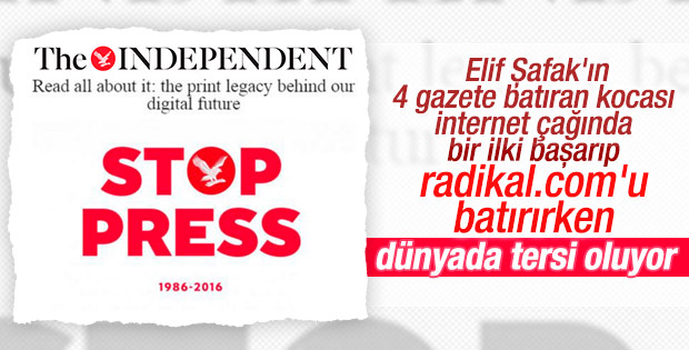 The Independent kağıt baskıyı sonlandırdı