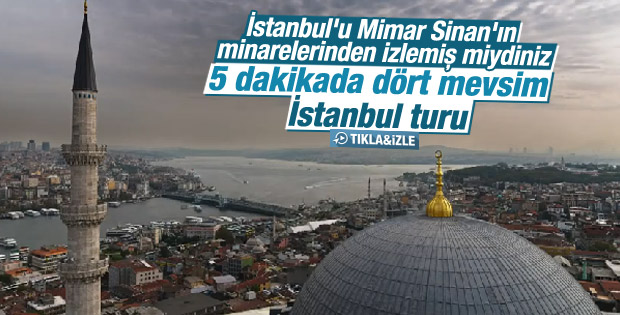 İstanbul'un muhteşem 4 mevsim görüntüsü
