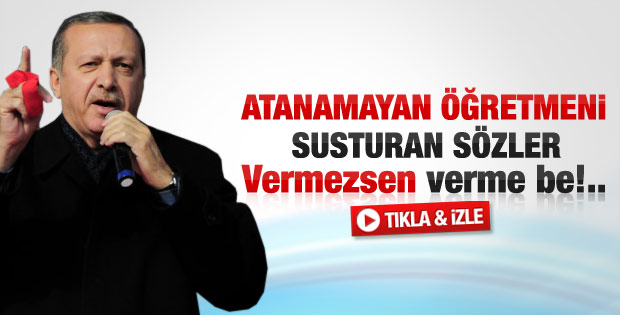 Başbakan'ın atanamayan öğretmene yanıtı sert oldu