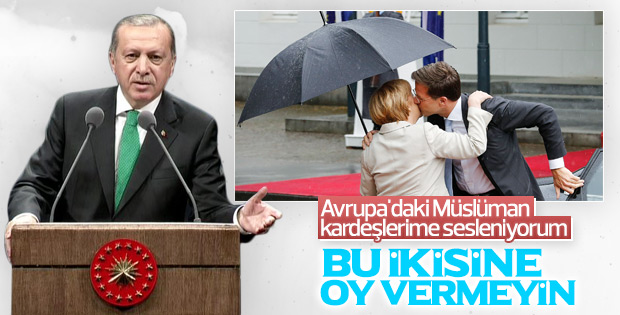 Cumhurbaşkanı Erdoğan'dan Avrupa'daki Müslümanlara çağrı