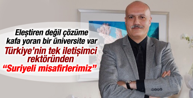 Şahin Karasar: Suriyeli mülteciler konusunda üniversiteler çözüm üretmeli