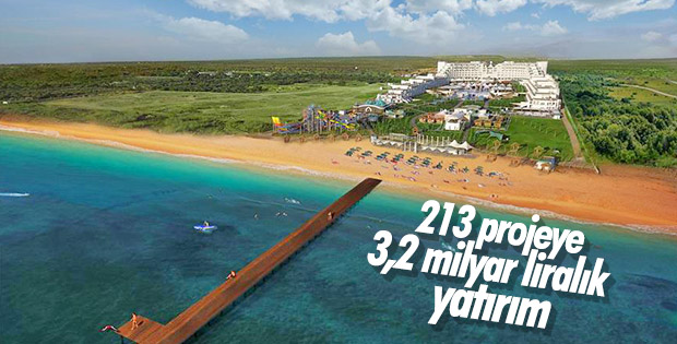 Turizmde 213 projeye yatırım teşviği