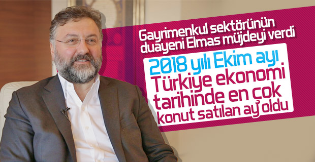 Altan Elmas: Ekimde tüm zamanların konut satış rekoru kırıldı