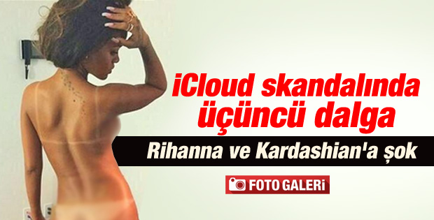 Rihanna ve Kim Kardashian'ın iCloud hesapları patladı