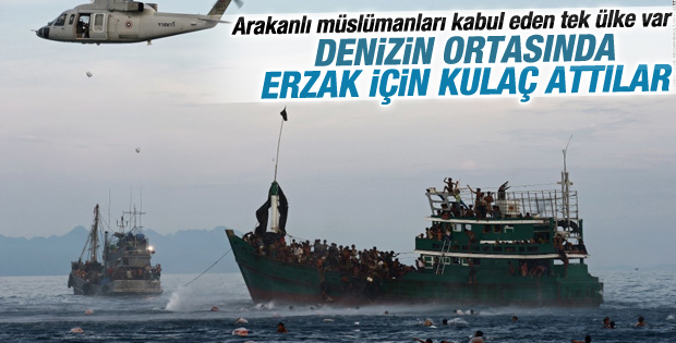 Endonezya 582 Rohingyalı göçmeni kabul etti