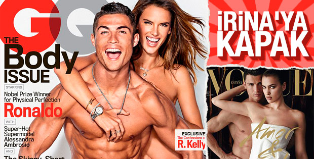 Ronaldo Alessandra Ambrosio ile poz verdi