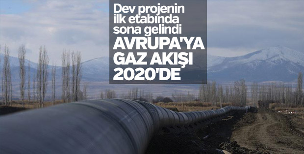 TANAP'ın ilk etabında sona yaklaşıldı