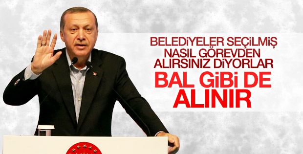 Erdoğan'dan kayyum eleştirilerine cevap