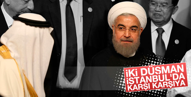 Ruhani ve Kral Selman İstanbul'da karşılaştı