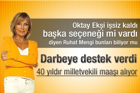 Ruhat Mengi'den Oktay Ekşi'ye destek