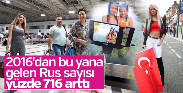 Rus turistler Türkiye'den vazgeçmiyor