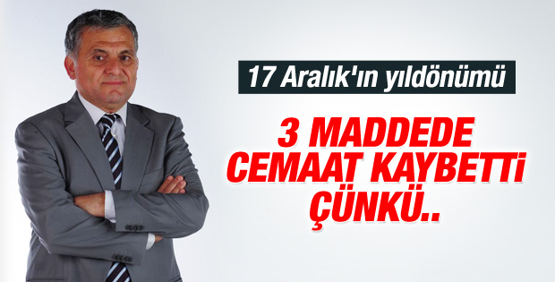 17 Aralık'tan bir yıl sonra Cemaat'in hasar raporu