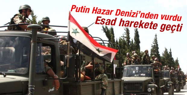 Esad'ın ordusu Rusya'nın desteğiyle operasyon başlattı