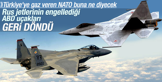 ABD ile Rus jetlerinin havada tehlikeli karşılaşması