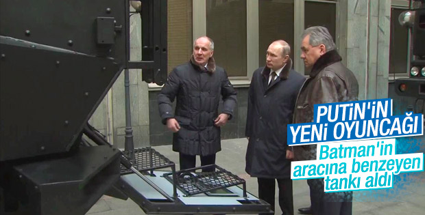 Putin Rus gizli servisi FSB'ye Batmobile aldı